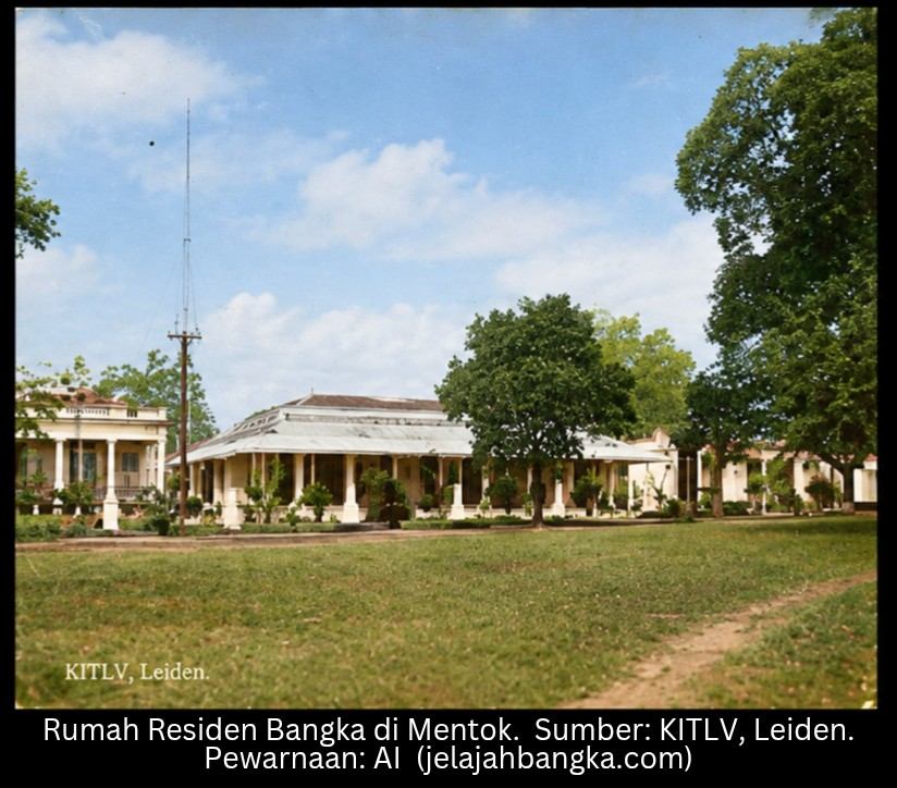 Rumah Residen Bangka di Mentok