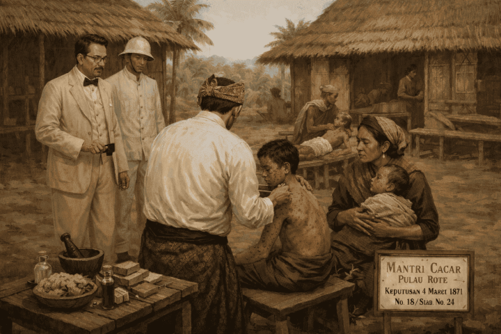 20 April 1876, Surat Direktur Kehakiman, Nomor 2242/4317, Hamzah atau Depati Tjing Pantas Menjadi Mantri Cacar.