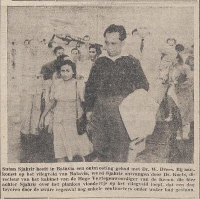 4 Juni 1949, Dalam Harian De Vrije Pers, Sjahrir Membantah Pernyataannya Tentang Politik Dualistik Pemimpin Di Bangka.