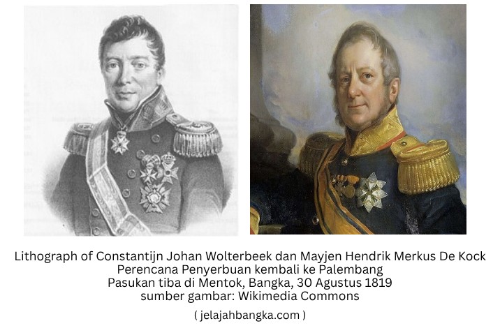 Johan Wolterbeek dan Mayjen Hendrik Merkus De Kock