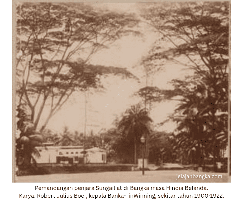 Pemandangan penjara Sungailiat di Bangka masa Hindia Belanda. Karya_ Robert_20260812_123523_0000