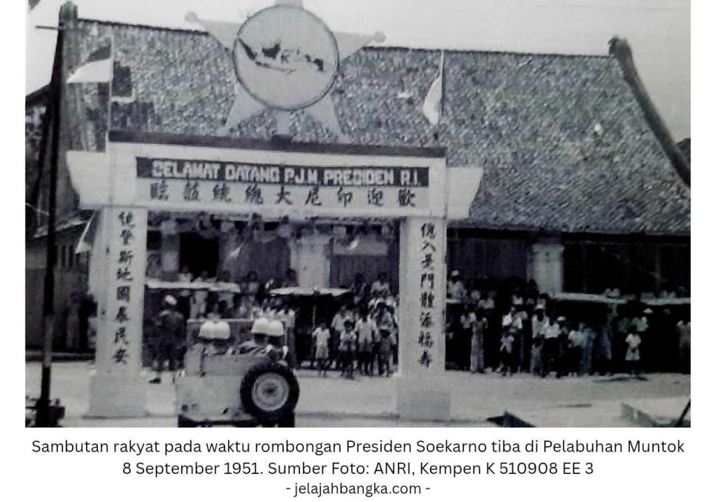 Presiden Soekarno di Bangka