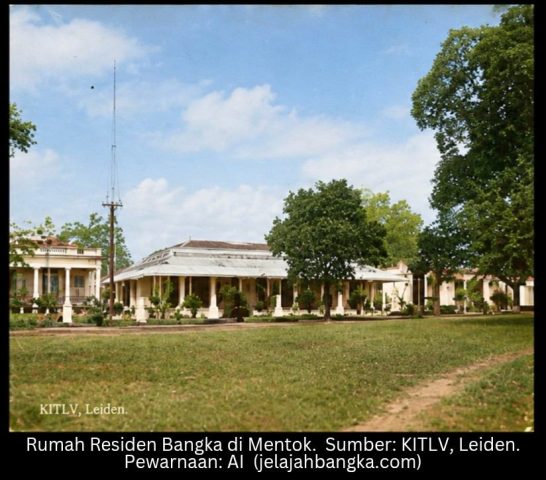 Rumah Residen Bangka di Mentok